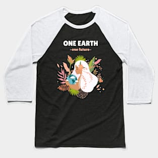 One Earth One Future Baseball T-Shirt